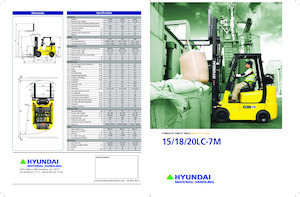 Carretillas elevadoras de gas Hyundai 18LC-7M