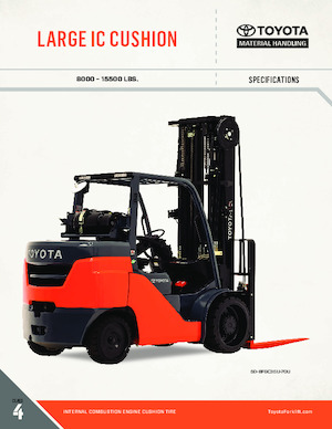 Carretillas elevadoras de gas Toyota 50-8FGC70U