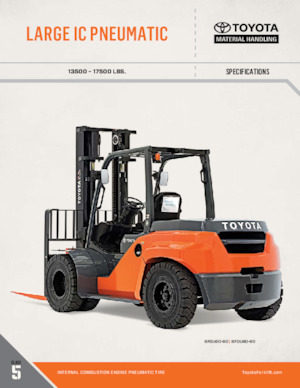 Carretillas elevadoras de gas Toyota 8FG70U