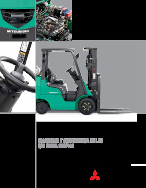 Carretillas elevadoras de gas Mitsubishi FGC18N