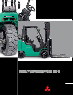 Carretillas elevadoras de gas Mitsubishi FGC35CN