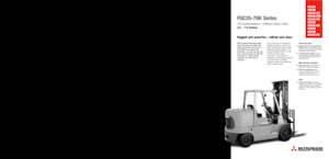 Carretillas elevadoras de gas Mitsubishi FGC40K STC