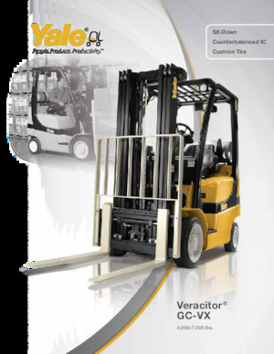 Carretillas elevadoras de gas Yale GC055VX