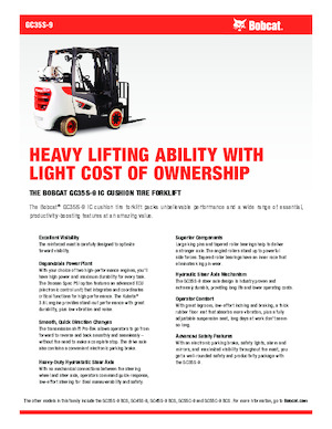 Carretillas elevadoras de gas Bobcat GC35S-9