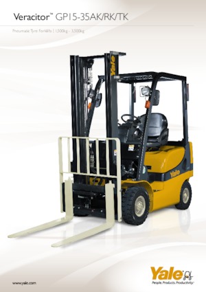 Carretillas elevadoras de gas Yale GLP25TK