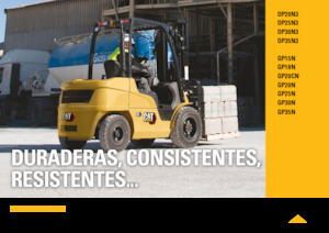 Carretillas elevadoras de gas Caterpillar GP18N 