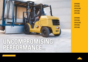 Carretillas elevadoras de gas Caterpillar GP50N3