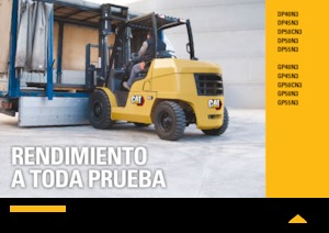 Carretillas elevadoras de gas Caterpillar GP50N3