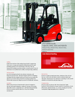 Carretillas elevadoras de gas Linde H20T CT