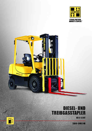 Carretillas elevadoras de gas Hyster H2.5XT
