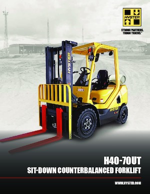 Carretillas elevadoras de gas Hyster H4.0UT 