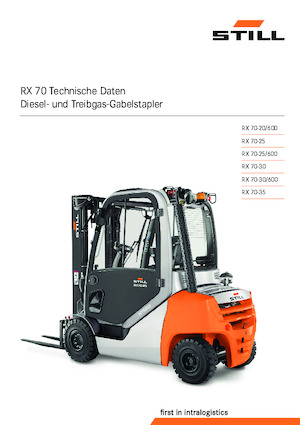 Carretillas elevadoras de gas Still RX 70-30 T