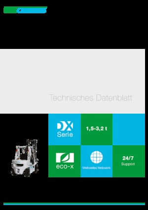 Carretillas elevadoras de gas UniCarriers DX 18