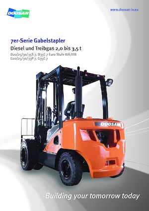 Carretillas elevadoras de gas Doosan G35C-7