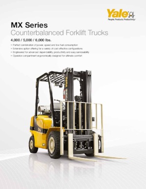 Carretillas elevadoras de gas Yale GP050MX