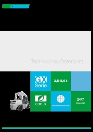 Carretillas elevadoras de gas UniCarriers GX 50