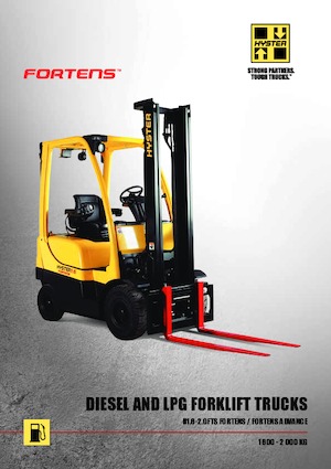 Carretillas elevadoras de gas Hyster H 1.8 FT