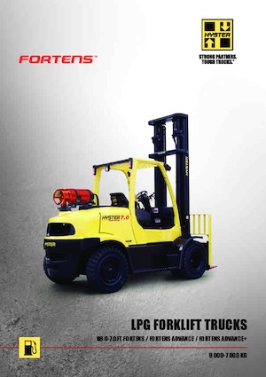 Carretillas elevadoras de gas Hyster H 7.0 FT