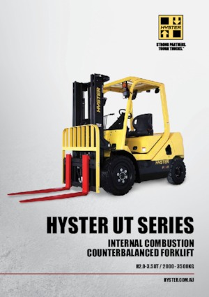 Carretillas elevadoras de gas Hyster H2.0UT