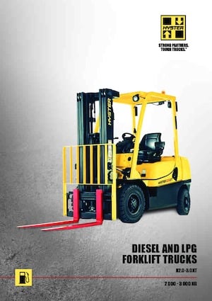 Carretillas elevadoras de gas Hyster H2.5XT
