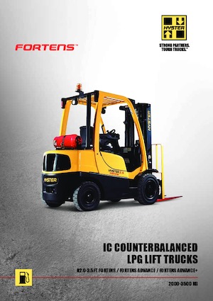 Carretillas elevadoras de gas Hyster H 2.5 FT