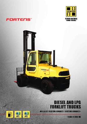 Carretillas elevadoras de gas Hyster H8.0FT 6