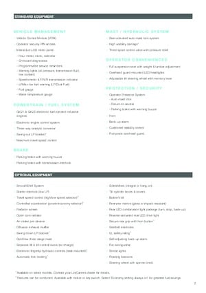 Carretillas elevadoras de gas UniCarriers PF50