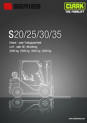 Carretillas elevadoras de gas Clark S30 L