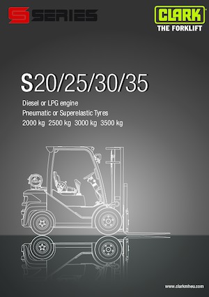 Carretillas elevadoras de gas Clark S30 L