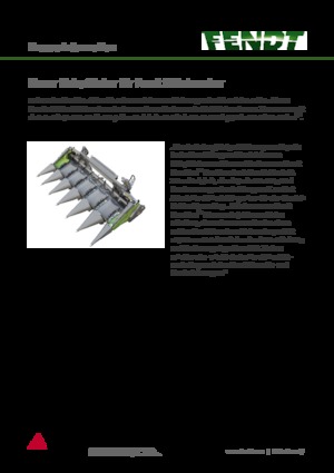 Cosechadoras – cabezales de maíz Fendt CornFlow 8Reihen 70cm