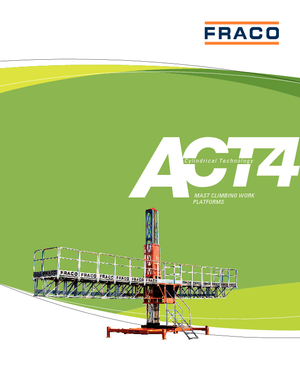 Plataformas elevadoras de mástil Fraco ACT 4