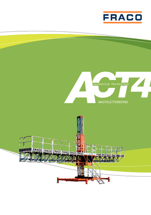 Plataformas elevadoras de mástil Fraco ACT 4