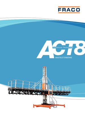 Plataformas elevadoras de mástil Fraco ACT-8