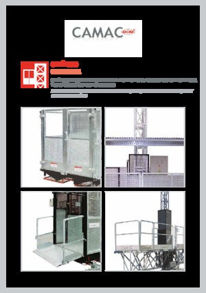Plataformas elevadoras de mástil CAMAC Camac 1500