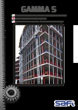 Plataformas elevadoras de mástil Safi GAMMA S 