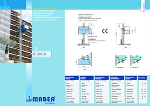 Elevadores Industriales Maber MB 1500/150