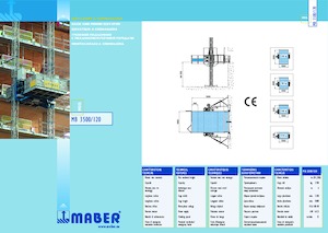 Elevadores Industriales Maber MB 3500/120