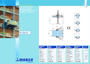 Elevadores Industriales Maber MB 3500/120