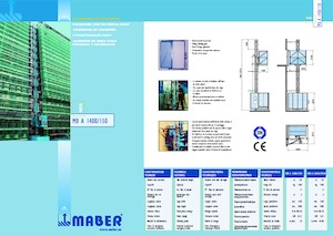 Elevadores Industriales Maber MB A 1400/150