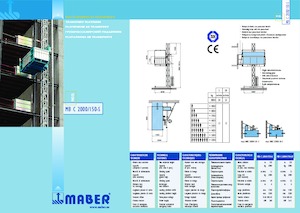 Elevadores Industriales Maber MB C 2000/150-SR