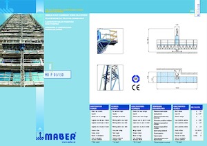 Plataformas elevadoras de mástil Maber MB P 01/150 