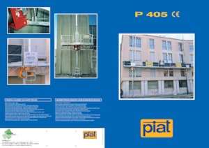 Plataformas elevadoras de mástil Piat P 405 S CE