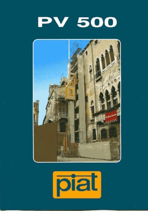 Elevadores Industriales Piat PV 500