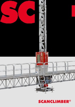Plataformas elevadoras de mástil Scanclimber Luna SC3500L