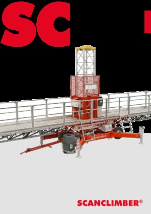 Plataformas elevadoras de mástil Scanclimber Kosmos SC4000