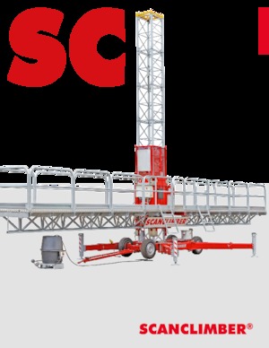 Plataformas elevadoras de mástil Scanclimber Maxus SC5000