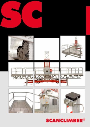 Plataformas elevadoras de mástil Scanclimber Taurus SC6000
