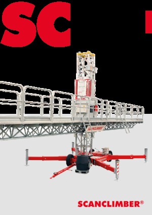 Plataformas elevadoras de mástil Scanclimber Monster SC8000