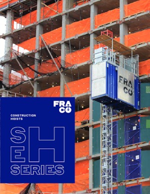 Plataformas elevadoras de mástil Fraco SEH 6000