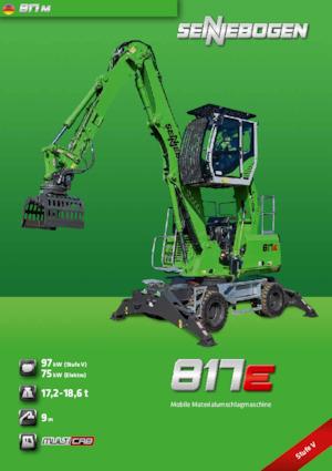 Manipuladores de materiales Sennebogen 817M E 